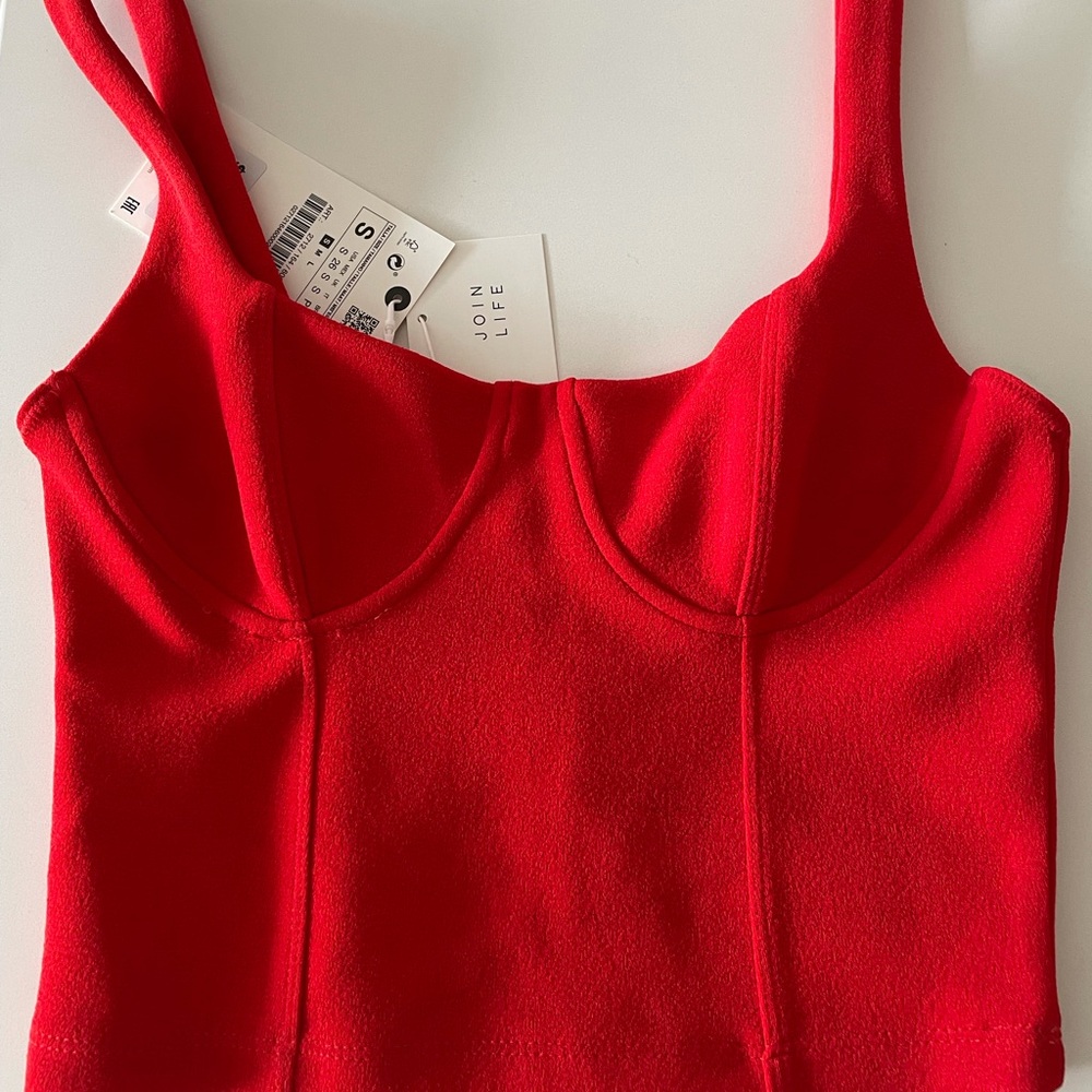 Zara Red Tank